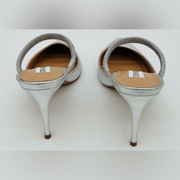 STEVE MADDEN Women’s Pavé Rhinestone Strap Pump - Picture 11 of 15